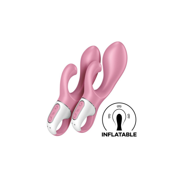 Vibromasseur Rabbit gonflant rose Air Pump Bunny 2 USB Satisfyer 